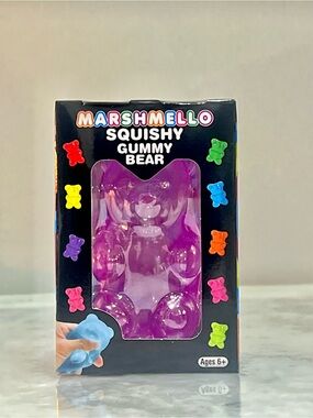 Marshmello Squishy Gummy Bear - Purple Toy